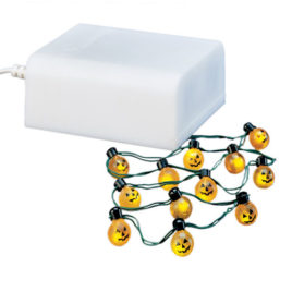 Jack-O'-Lantern String of 12 Lights