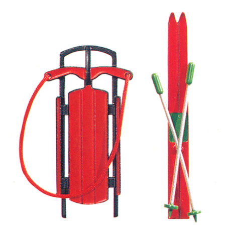 Sled and Skis $6.00 SALE $3.00