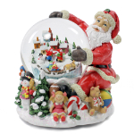Santa with Toys 100mm Snowglobe