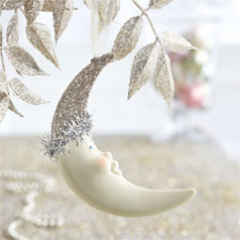Dream Man on Moon Ornament