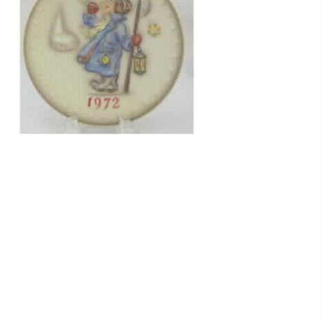 1972 Hummel Plate $75.00  SALE $29.95