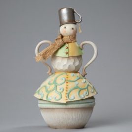 Snowman with Tin cup