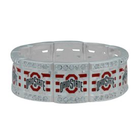 Ohio State Square Bling Bracelet