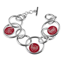 Ohio State Looped Logo Bracelet