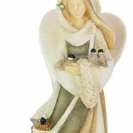 ANGEL W/ BIRDS ORNAMENT